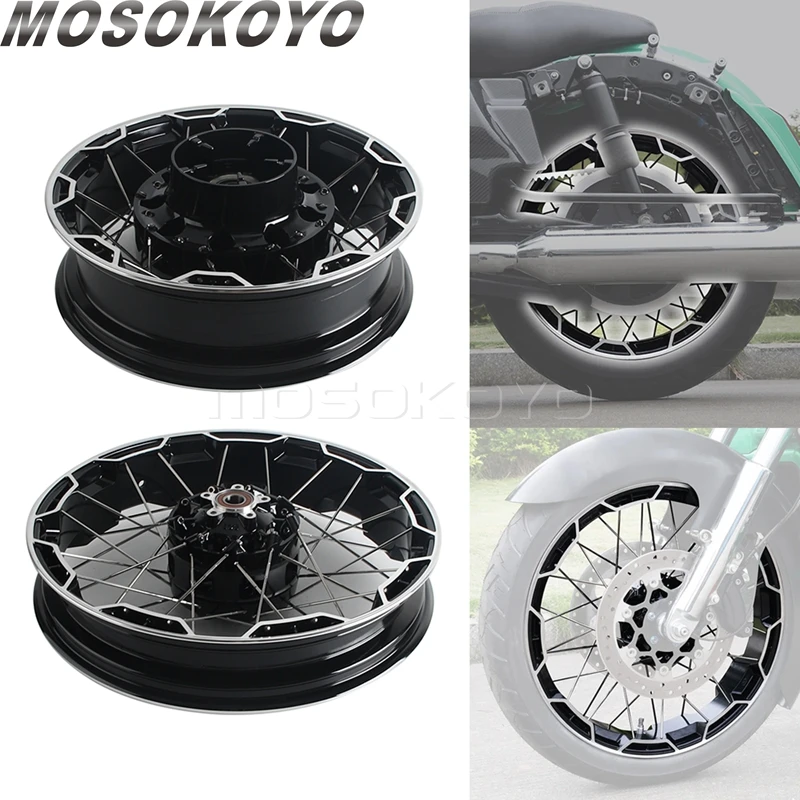 

Колесные диски для мотоциклов Harley Street Road Glide Special FLTRXS FLHXS FLHTK FLTRX 2021- (передние и задние, 18 и 21 дюймов)