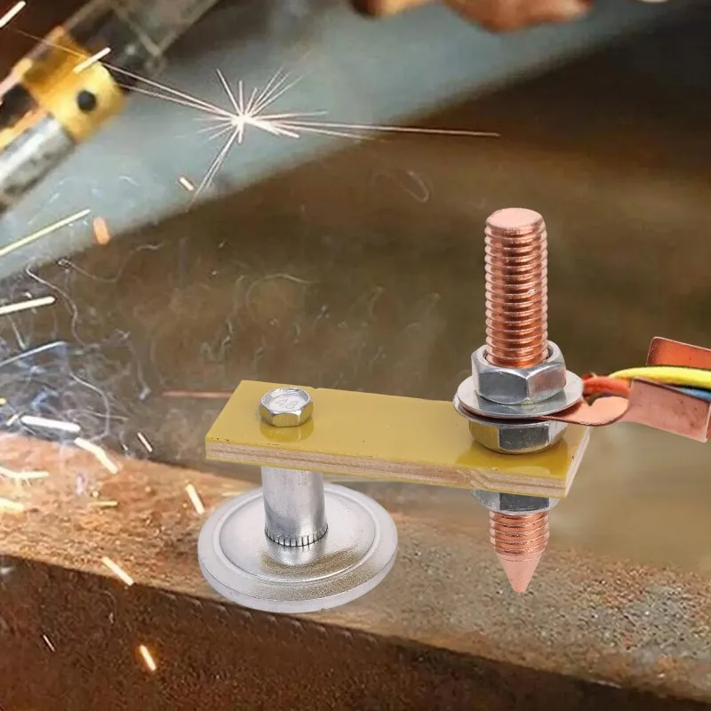 Magnetic Welding Ground Clamp Magnetic Welding Fix Ground Clamp Single Double Strong Magnetic Electric Weldings Support Tool