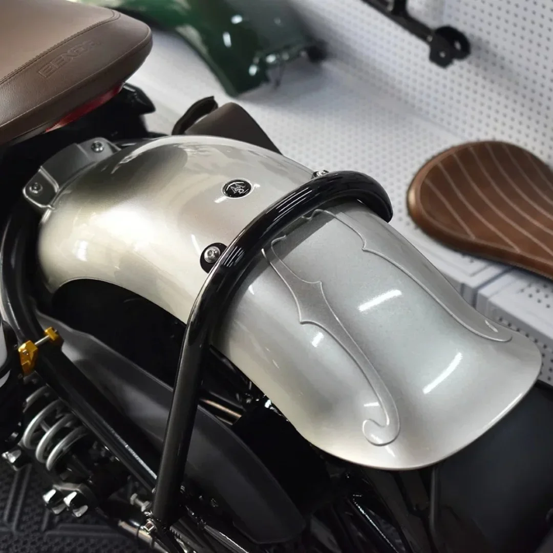 【Factory Direct】For Benda Napoleon 250 Modified Accessories - Rear Fender - Sand-proof Extended Fender for Motorcycle