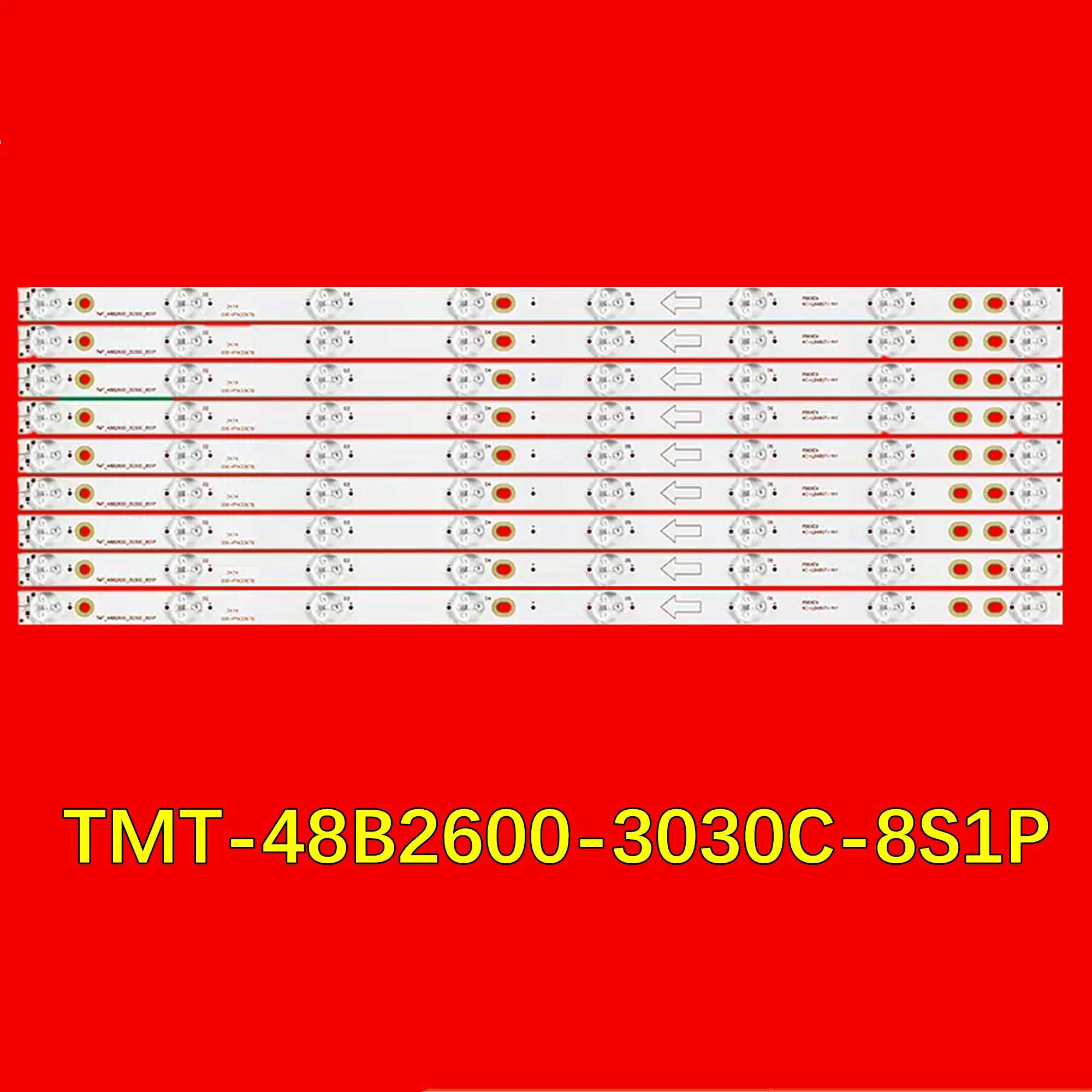 Strip lampu latar TV LED untuk 48K100 B48A380 LE48D8600 LED48C391 lele48m16 4C-LB480T-YH1 TMT_48B2600_3030C_8S1P