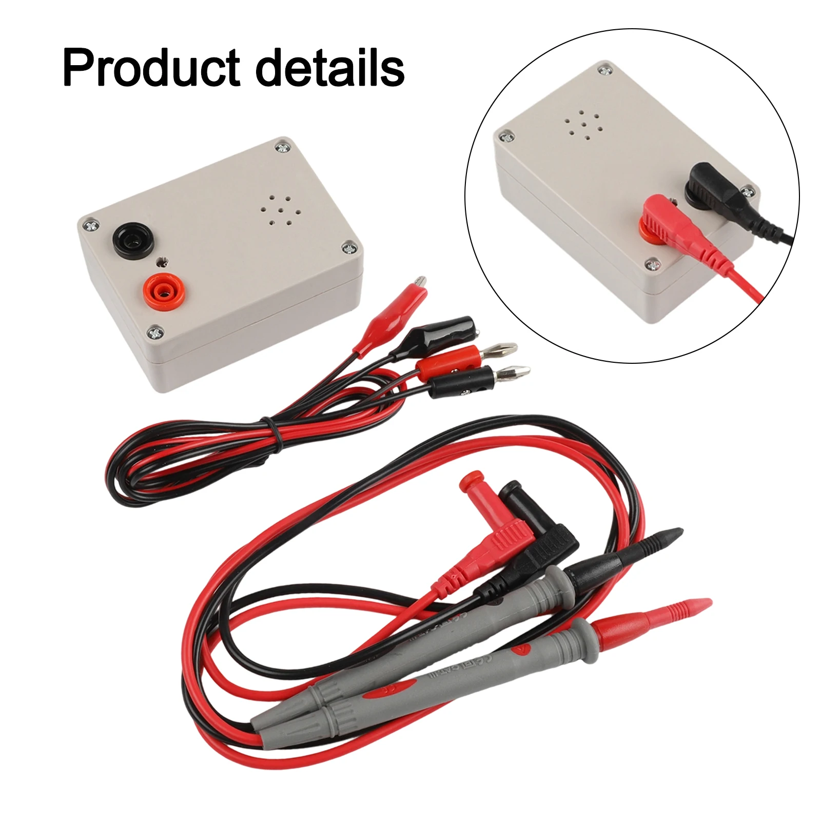 9V Zoemer Tester Testen Elektrische Draad Kabel PCB Draad Kabel Schakelaar Producten Aan-uit Tester Met Draad Pen clip Schakelaar Tester Onderdelen