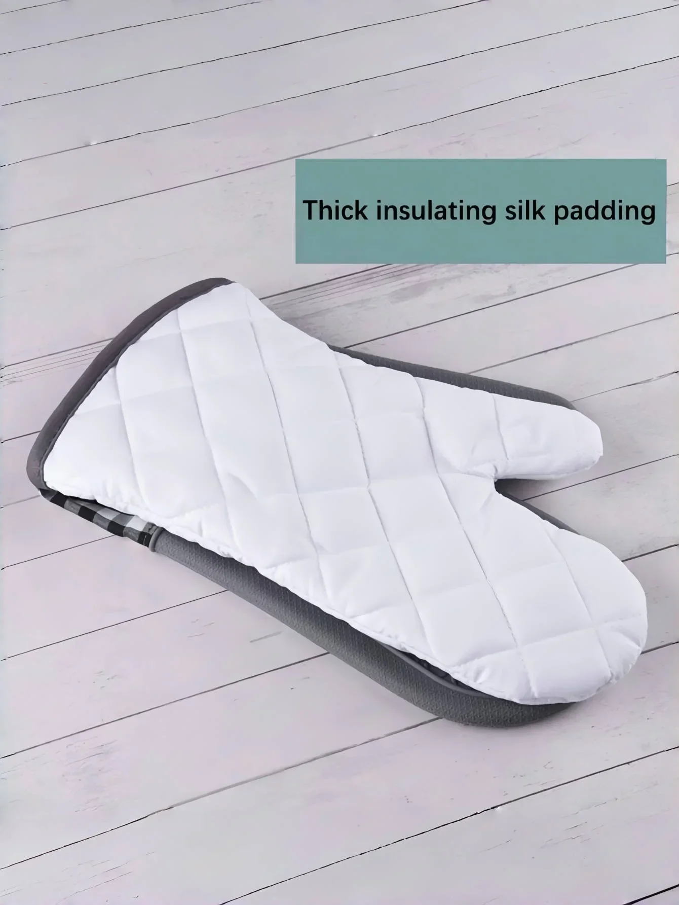 

Толстые термостойкие перчатки, подходящие для выпечки на кухне, приготовления пищи, барбекю на открытом воздухе, выпечки выпечки на Хэллоуин.