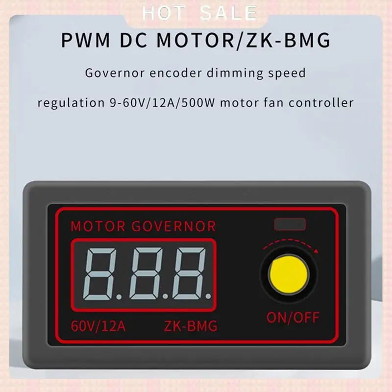 24-Hour Delivery PWM DC Motor Speed Controller Motor Fan Controller With Display Motor Controller 9-60V/12A /500W