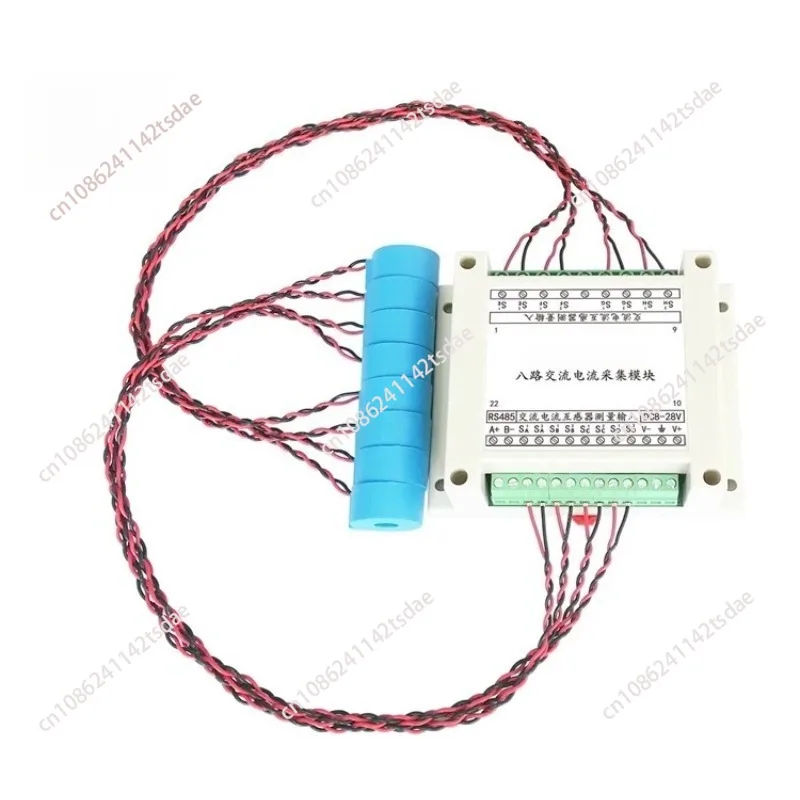 8/16-Channel AC Current Acquisition Module, RS485 MODBUS-RTU Sensor Transmitter