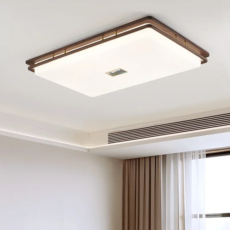 Top light black walnut new Chinese style bedroom enamel color beauty