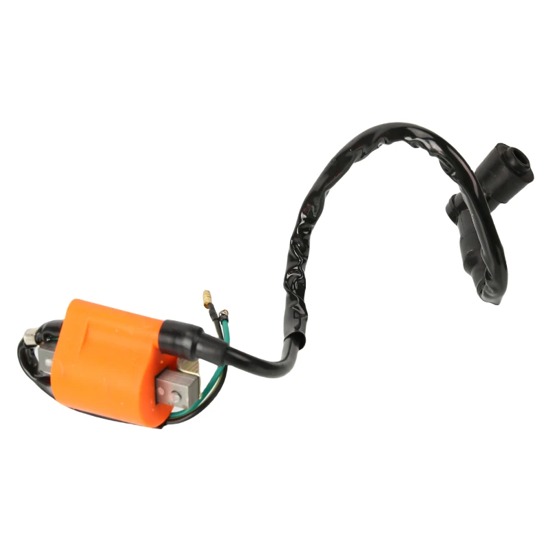 Motorcycle Horizontal Modification Ignition Coil With 135 Elbow Compatible For 110CC & 125CC Engines MOTO