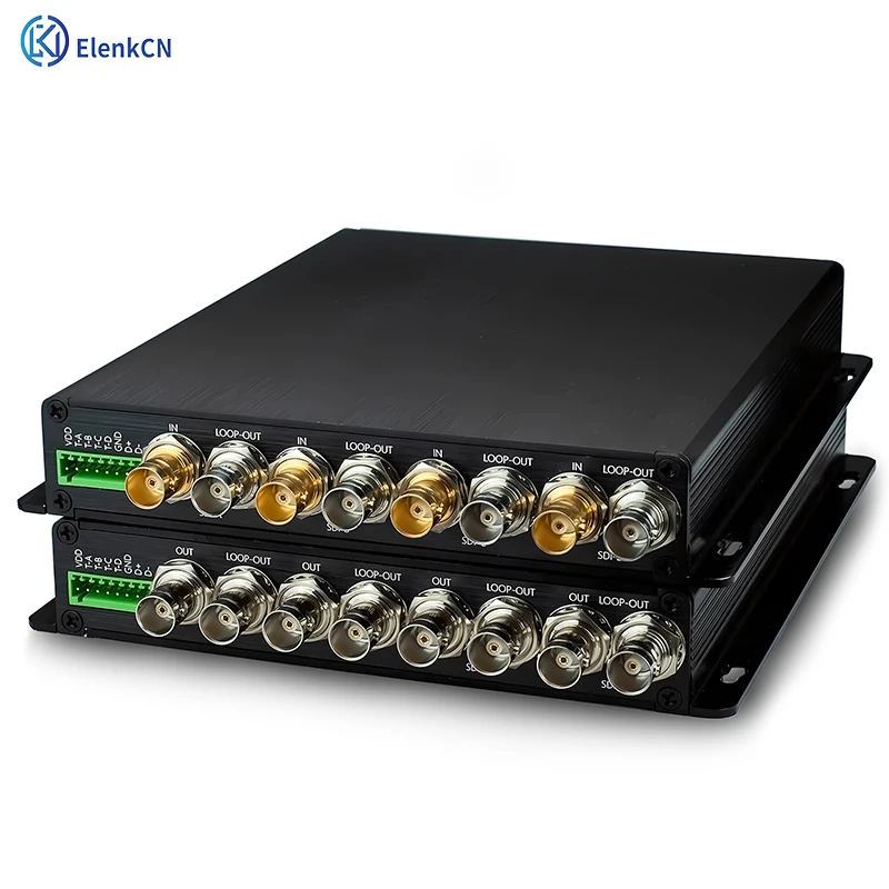 3GHD SDI Fiber Converter Micro One Pair Serial To Fiber  For Multi-media Use Switch 1000Mbp FC media Fiber Extenders