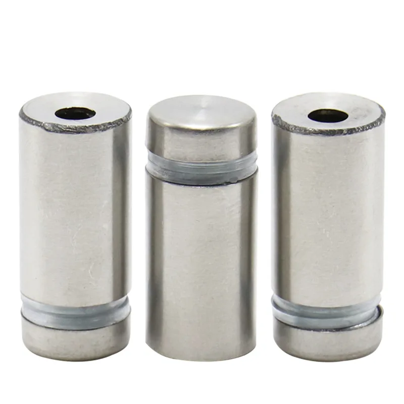30/40/50pcs Advertising Nails 16x20/40mm Stainless Steel Screws for Wall Mount Glass/Acrylic Sign Standoff Fixing Screw Hardware