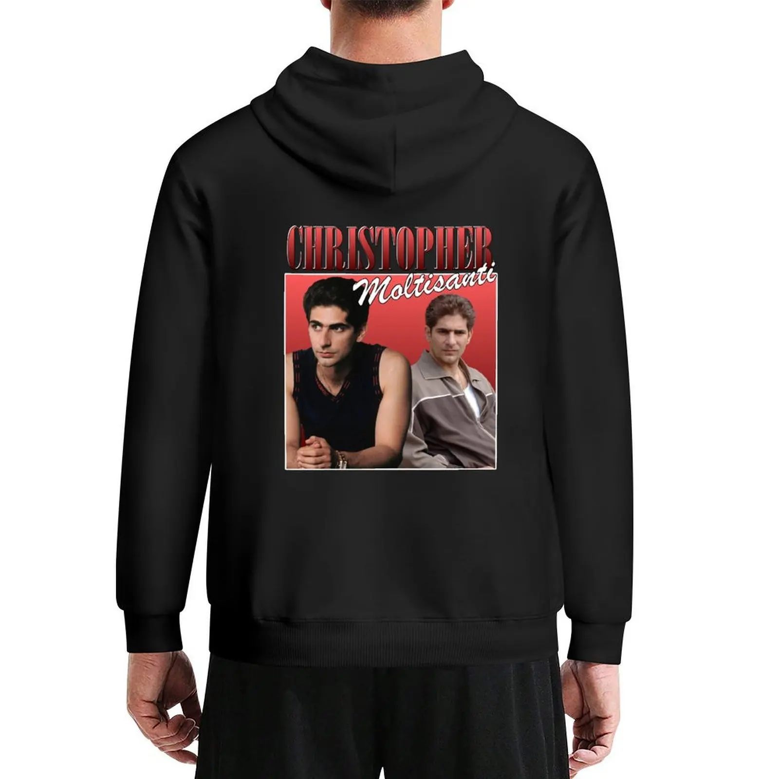

Christopher Moltisanti Retro Design Sopranos Hoodie japanese style men clothes autumn new products tracksuits