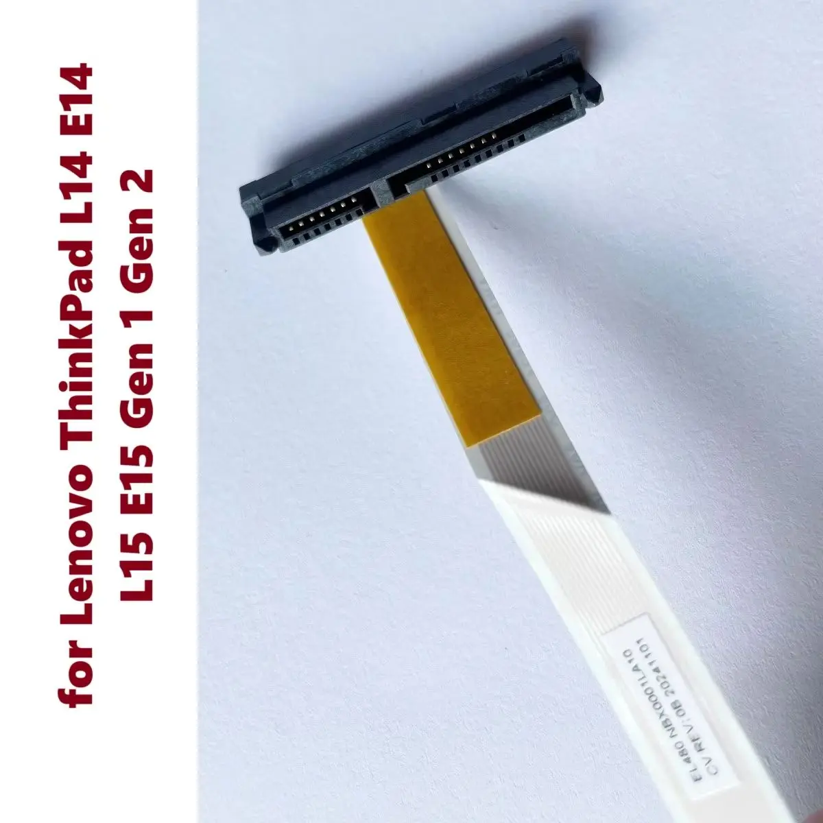 

New Replacement 2.5 SATA HDD SSD Hard Drive Flex Cable Connector For Lenovo ThinkPad L14 E14 L15 E15 Gen 1 Gen 2