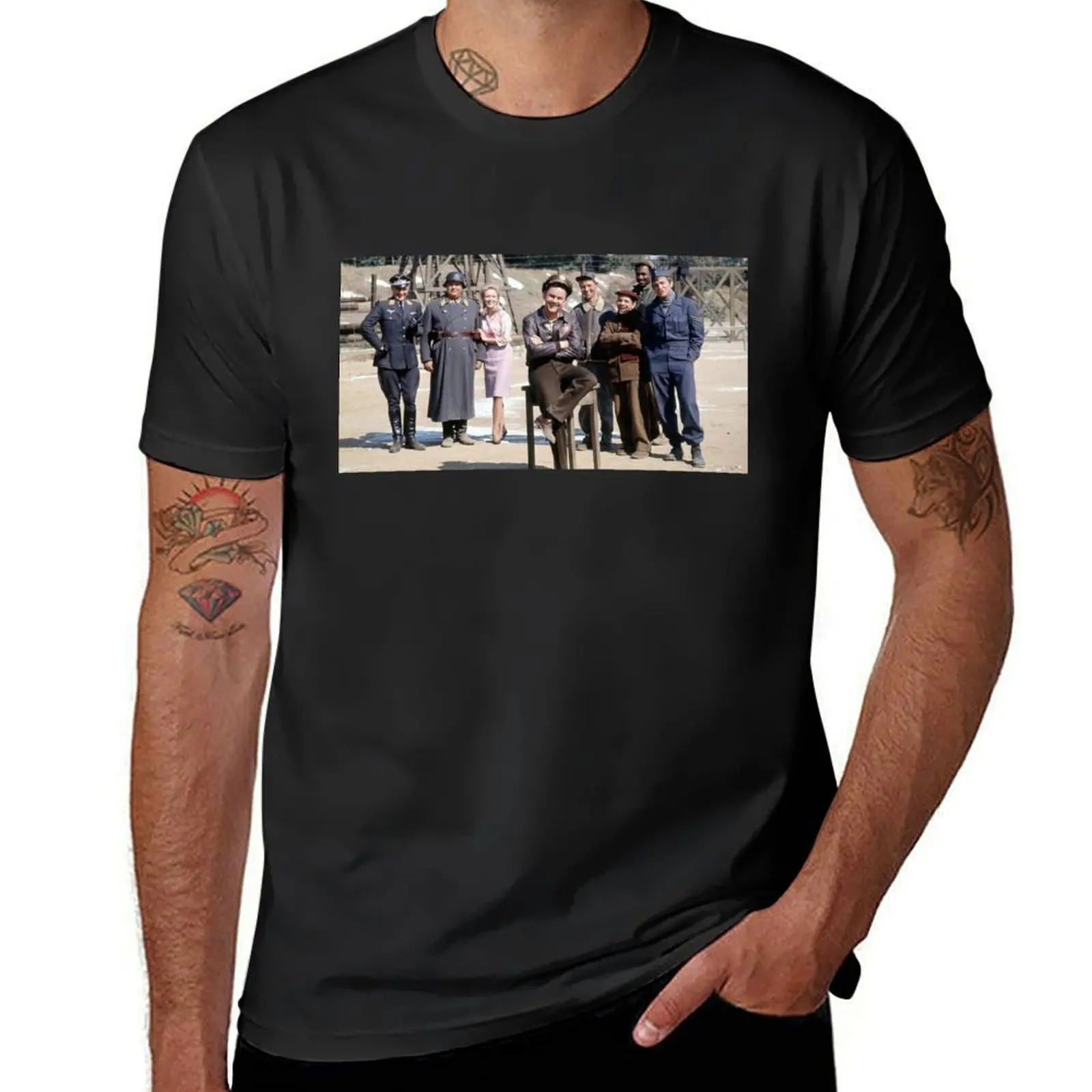 Hogan's Heroes cast T-Shirt plain blanks new edition oversized t shirt men