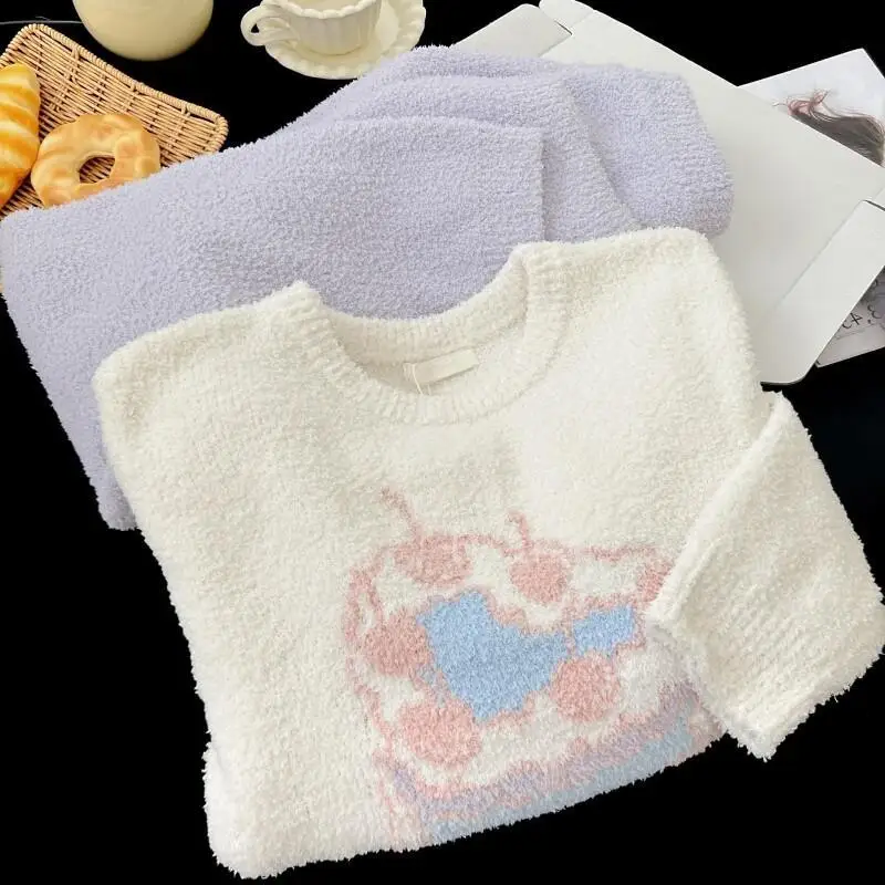 

winter pajamas Women's thicken Cotton Pajama Set keep warm homewear Solid Color new model autumn Comfortable Sleepwear outerwear