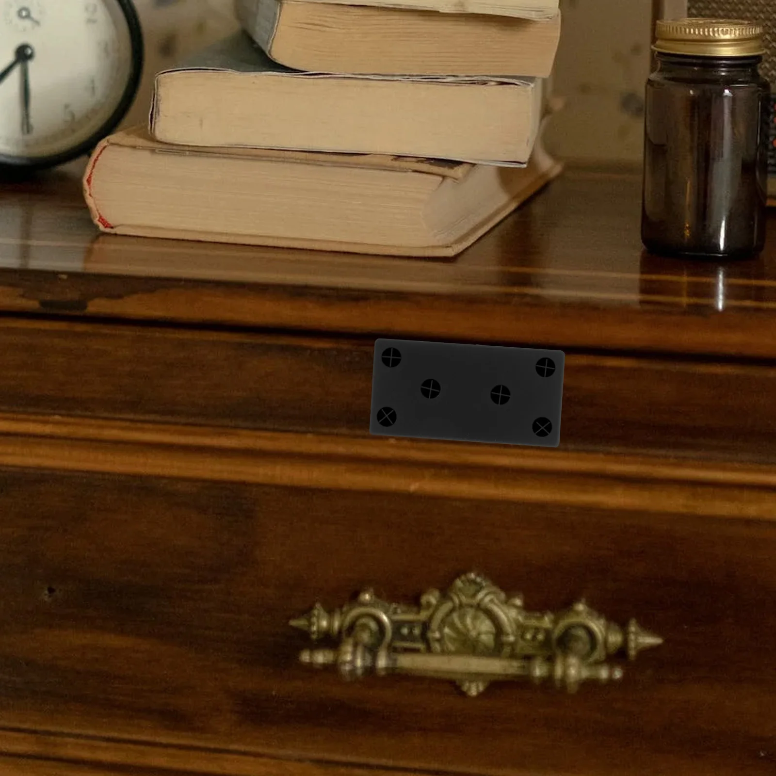 

2Pcs Furniture Braces Stainless Steel Straight Brackets Flat Braces for Wood Furniture Support Repair Metal Brackets for Wood