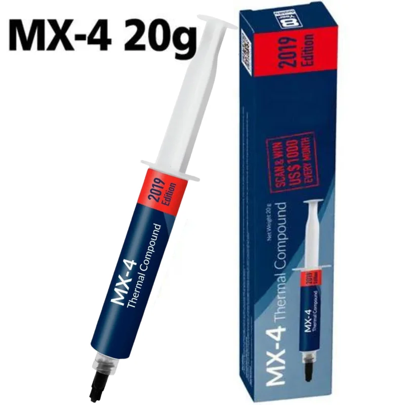 CPU用mx4サーマルペースト,20g,GPUプリンター用サーマルグリース,ヒートシンク,冷却,シリコン