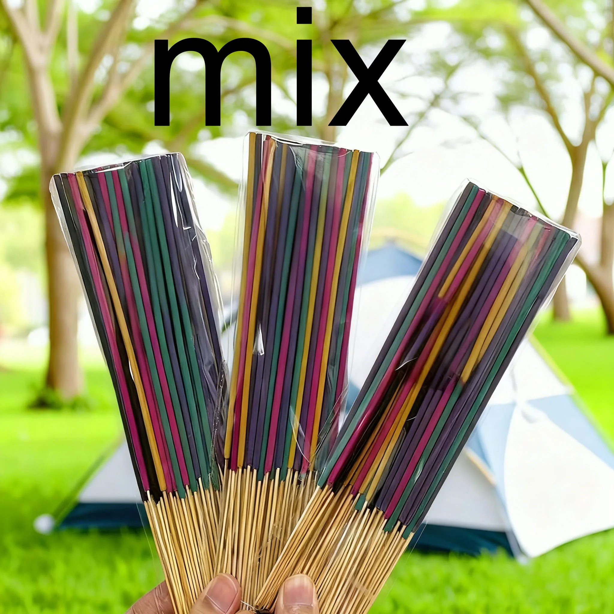 50/100/200/400 قطعة، أعواد البخور الممتازة، النكهات: زهر الكرز، الياسمين، النعناع، الفانيليا، الورد، الخزامى، خشب الصندل، الأوكالبتوس، أسلوب البوب، الفن الأدبي، مناسبة للأماكن الداخلية والخارجية واليوجا وغيرها من الأماكن