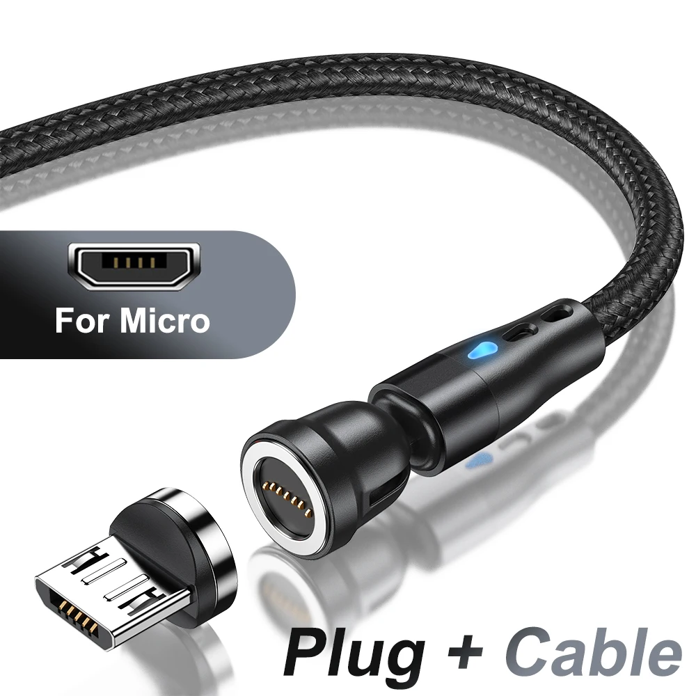 AUFU 7Pin 5A Magnetische Typ C Kabel Für Xiaomi POCO Redmi Magnet Schnelle Lade Draht Für iPhone iPad Samsung Micro USB Daten kabel