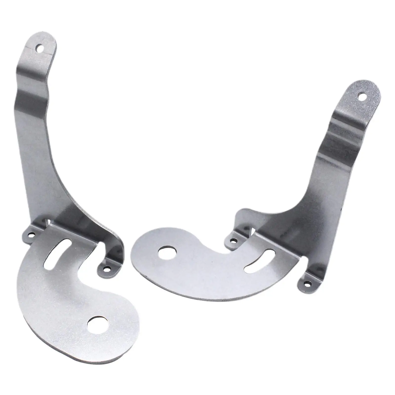 1 Pair Spot Light Brackets/ Parts Car Chrome Metal Spotlamp Fog Light for BMW Mini One D Cooper S 2001-2006.