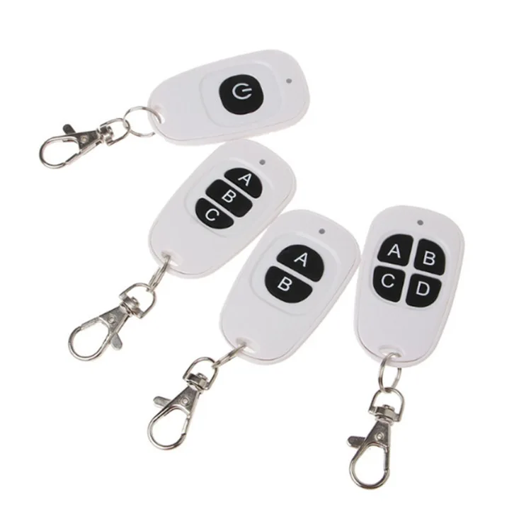 433Mhz Wireless remote control 1527 electric rolling shutter garage door 433 wireless transmitter fixed code kt28-4 1 key White