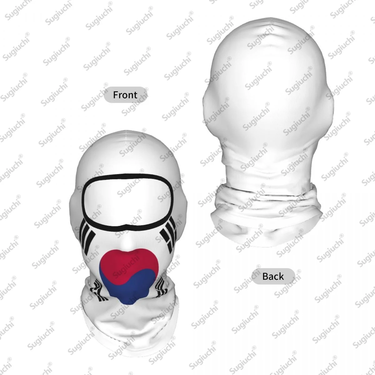 South Korea Cycling Balaclava Full Face Ski Cover sun protective scarf Windproof Breathable Anti-UV Motorcycle Helmet Liner view 2