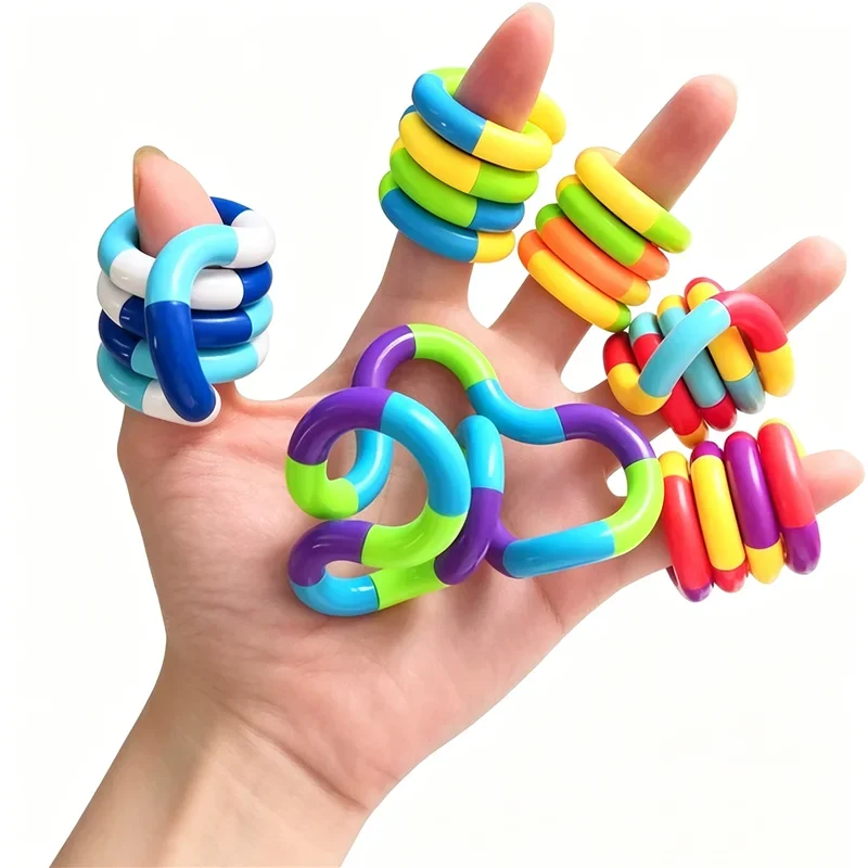Twist Tangle Toy Squeeze And Twist Attention Training Relieve Boredom Funny Sensory Toys Hand Eye For Adults Fine Motor Skills