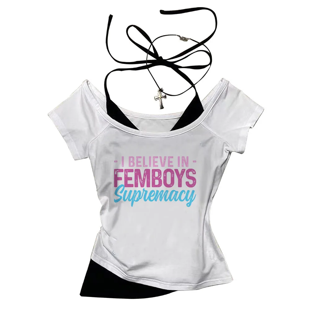 Femboy crop top girl meme jojifuku cutecore scene  gothic shirt cute jojifuku clearance sales streetwear emo