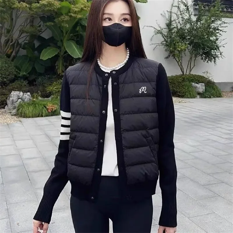 Autumn Winter Golf Wear Women 2024 Korean Authentic Golf Jacket Fashion Casual Sports Coat Women Golf Clothing New Golf Padded