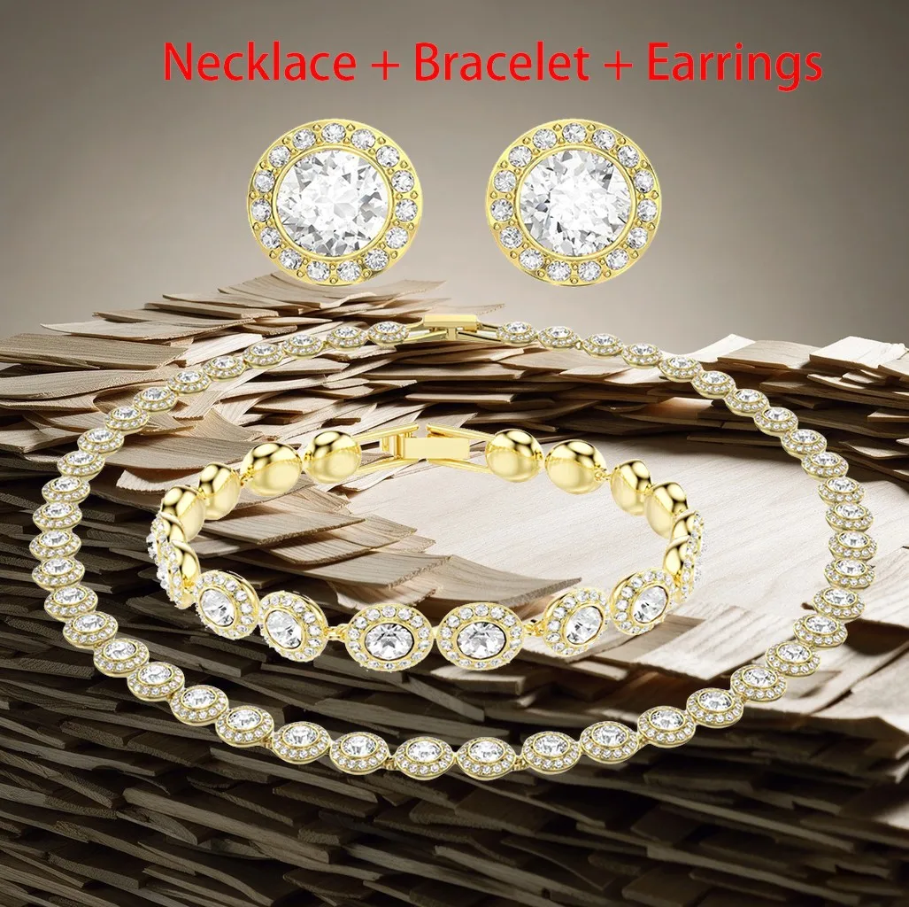 2026 New Arrival:Dazzling Marquise Crystal Jewelry Set for Her Party-Ready Timeless Classic Center of Glam 4