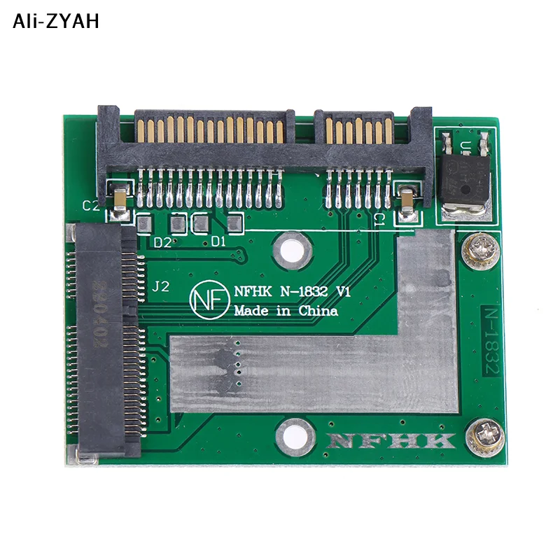 【Ha8】1Pc MSATA SSD To 2.5'' SATA 6.0gps Adapter Converter Card Module Board Supports Windows2000/XP/7/8/10, Vista Linux, Mac OS.