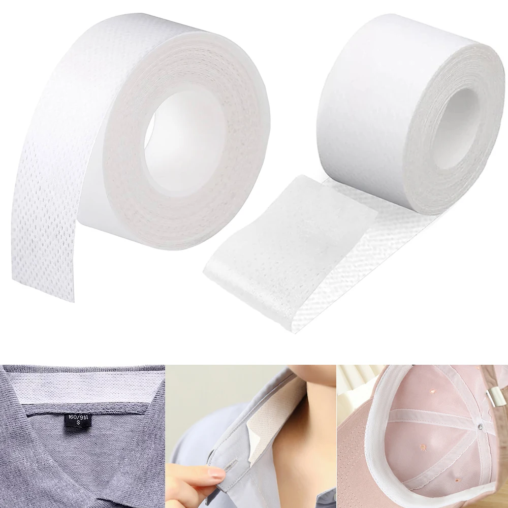 

Collar Protector Sweat Pads for Men Women Disposable Self-Adhesive Shirt Neck Liners Summer Collar Protector Against Sweat Stain