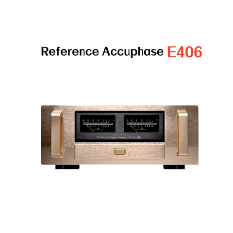 Reference Accuphase E406 320W * 2 HIFI High Power High Temperature Field Effect Transistor Balance/RCA Input Audio Amplifier