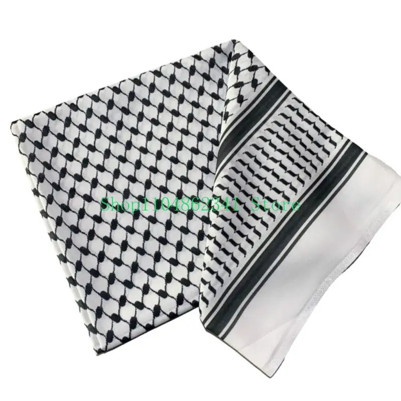 

652F Arab Scarf Male Tactically Scarf Religious Dustproof Kerchief Multi Functional