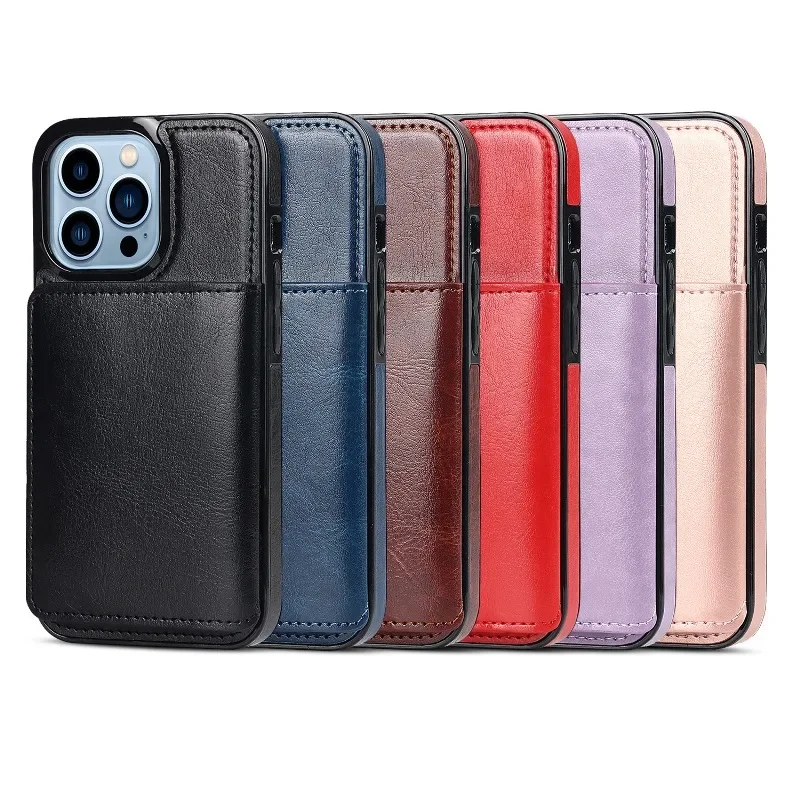 Leather Wallet Multi Cards Horizontal Flip Cover For Samsung Galaxy S22 S21 S20 A10E A30 M10S Note 10 Magnetic Holder Phone Case