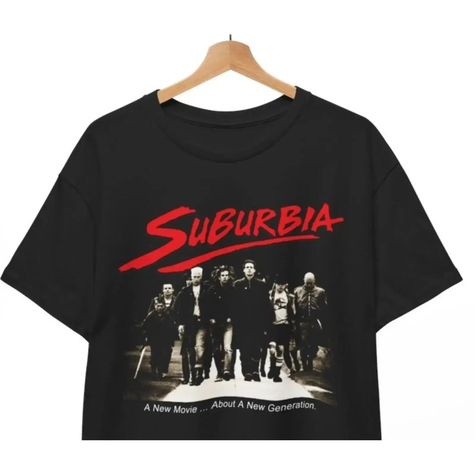 Suburbia 1983 T Shirt Penelope Spheeris Punk Rock Cult Film  vintage Washed designer clothes Comfortable Breathable homme