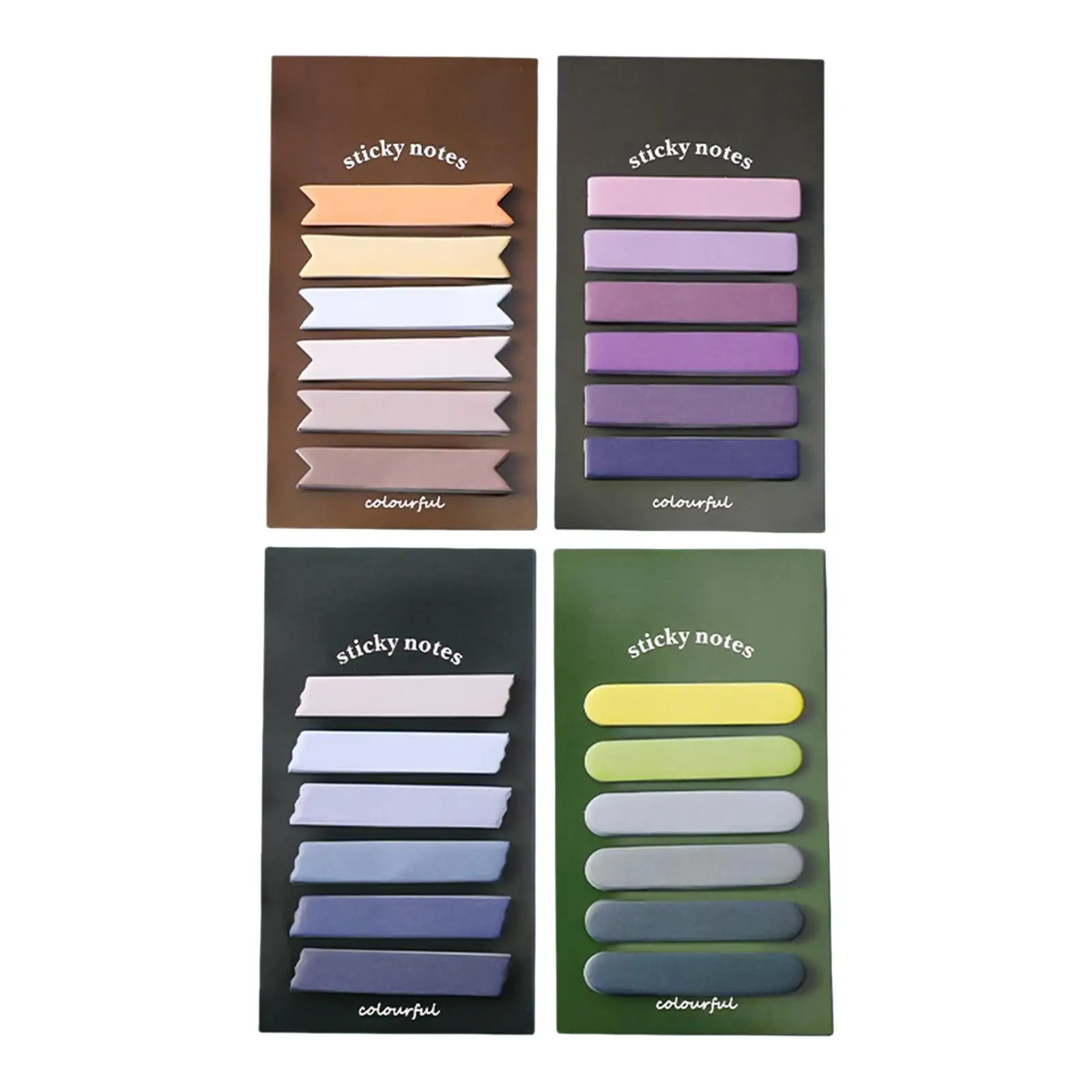 4Pcs Colorful Page Tabs Index Tabs for Page Marking Magazines Archives