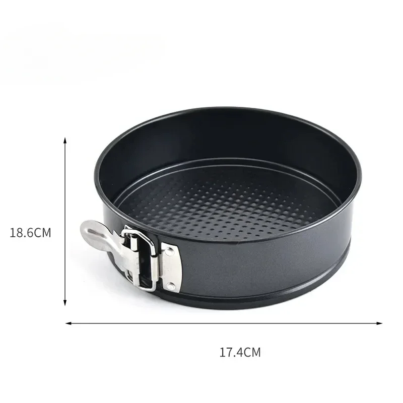 Cake Pan Carbon Steel Non Stick Leakproof Cake Baking Pans with Removable Bottom Round Mold for Home Kitchen Bakery