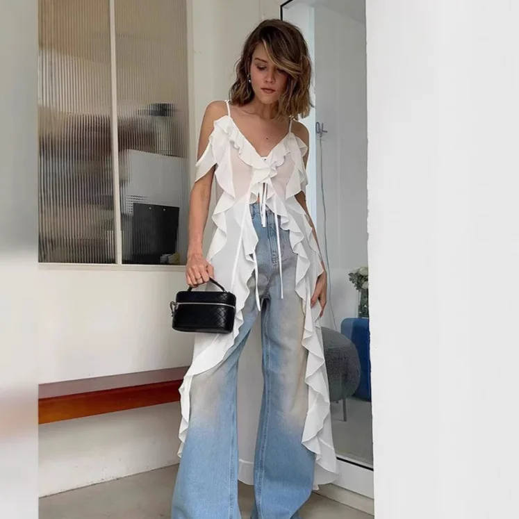 فساتين نسائية فستان رأس السنة 2025 محبوك كولوربلوك سموكينج رقبة دائرية عادية تناسب الشارع الشهير Y2K نمط الملح الاتجاه مريح #6