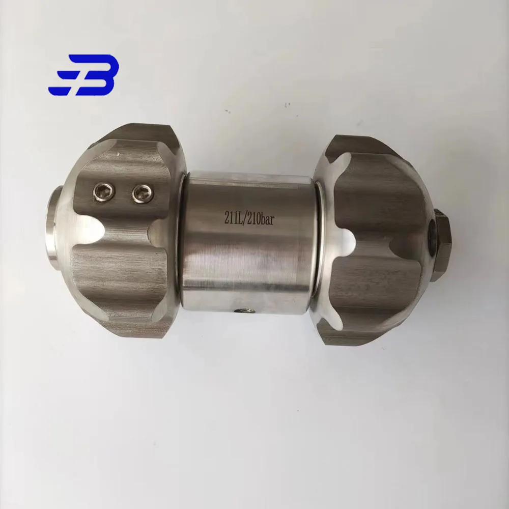 High Pressure V Hammer nozzle Vibrating Jetter Nozzle Ceramic Nozzles 6.5kg Hammer Rotor nozzle