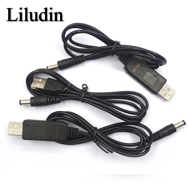 USB Power Boost Line DC 5V to DC 9V / 12V Step UP Module USB Converter Adapter Cable 2.1X5.5MM Plug