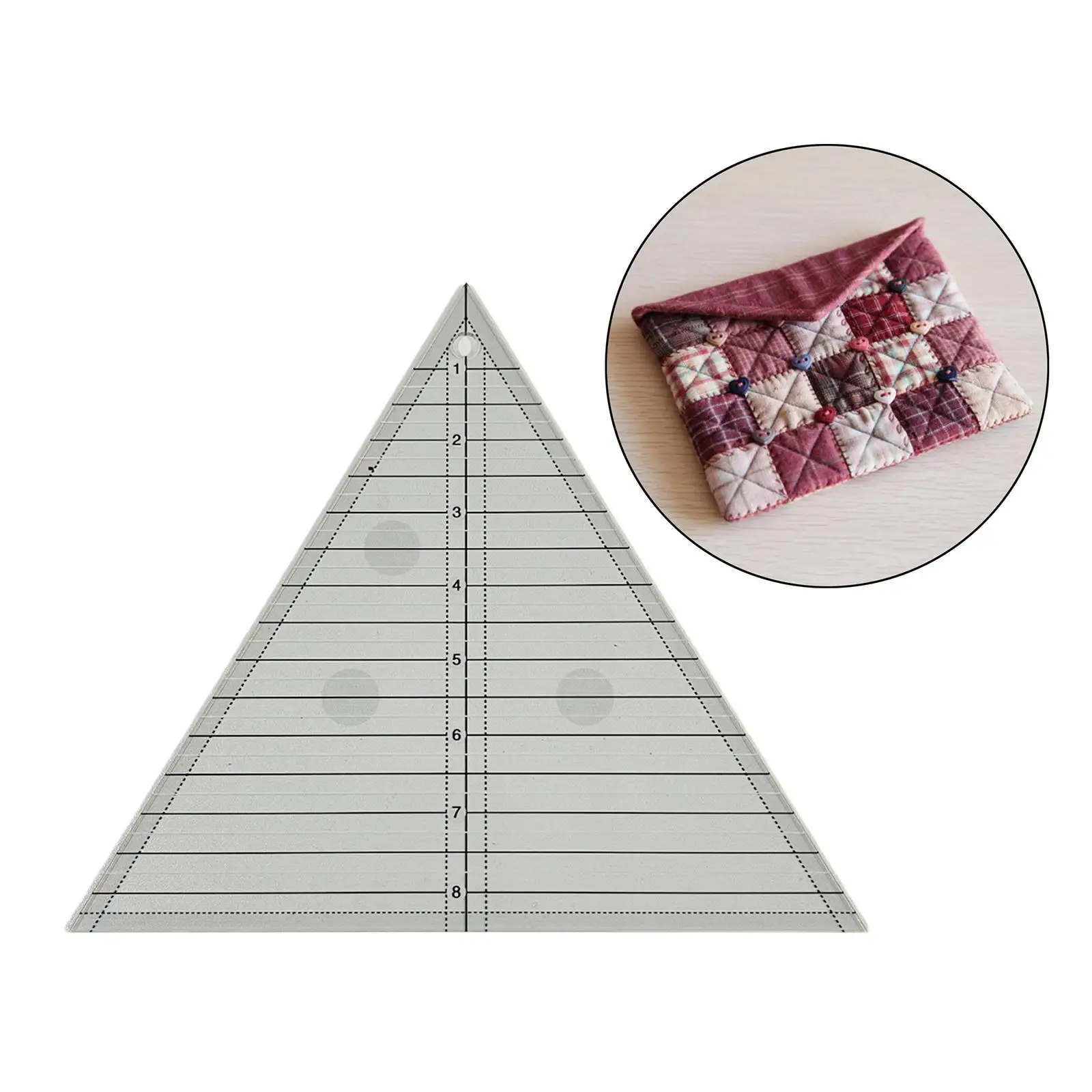 Quilting Template Sewing Machine Ruler, Acrylic DIY Motion Quilting Grip Template Rulers Transparent Cut Sewing Tools