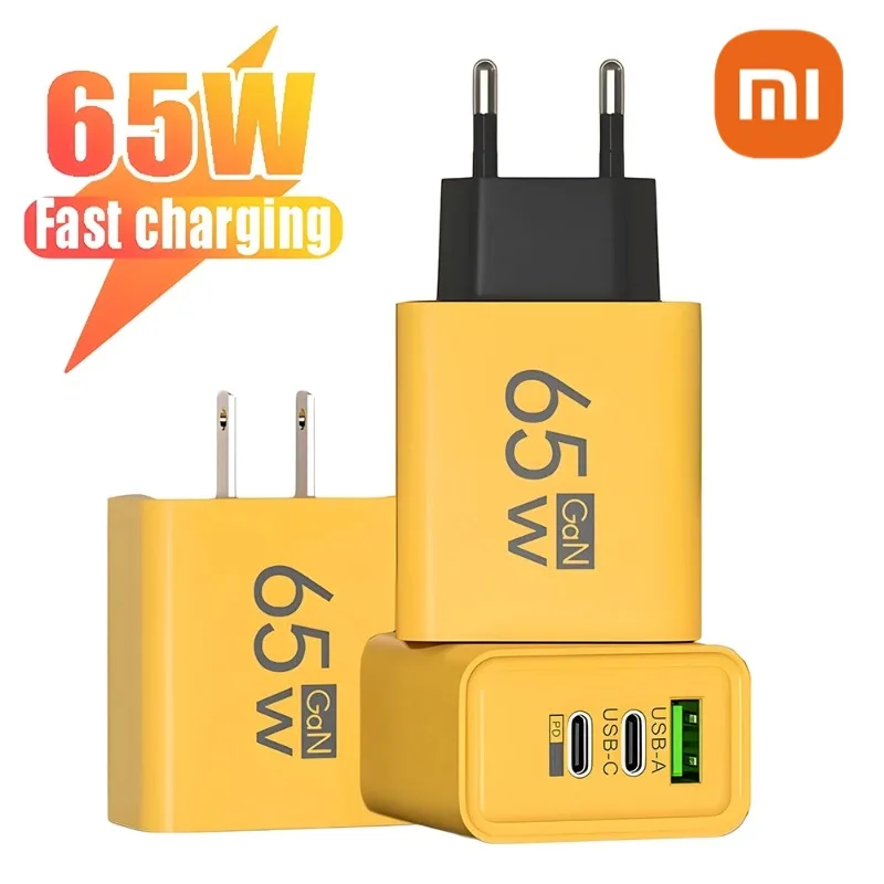 Original Xiaomi 65W Charger Turbo Fast Charge EU Hypercharge Gan Adapter For Redmi Note 11 12 13 Pro Plus 5G Mi 14 13 13T Cable