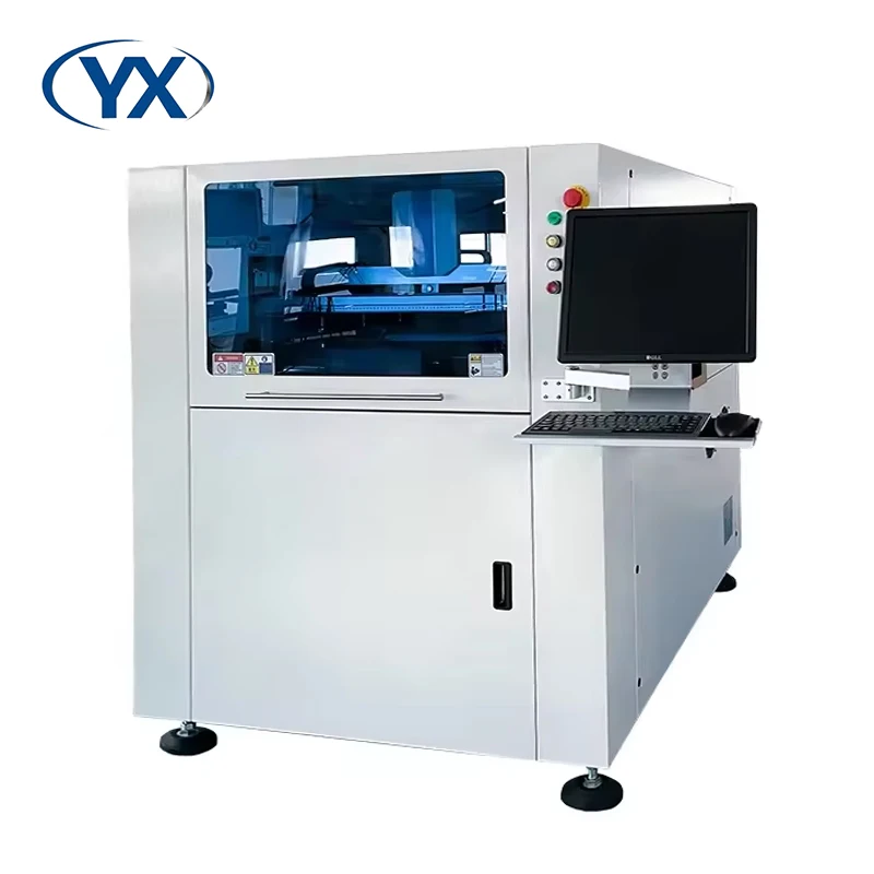 المخزون في الاتحاد الأوروبي YX3070-T تصميم التلقائي SMT SMD آلة الطباعة لحام لصق طابعة الشاشة لخط إنتاج تجميع PCB