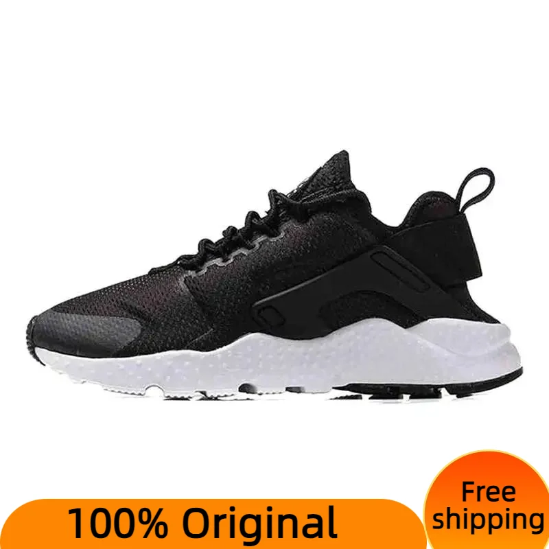 Nike Air Huarache Run Ultra Cool Grey Black Women's Sneakers shoes 819151-008 With Original Box