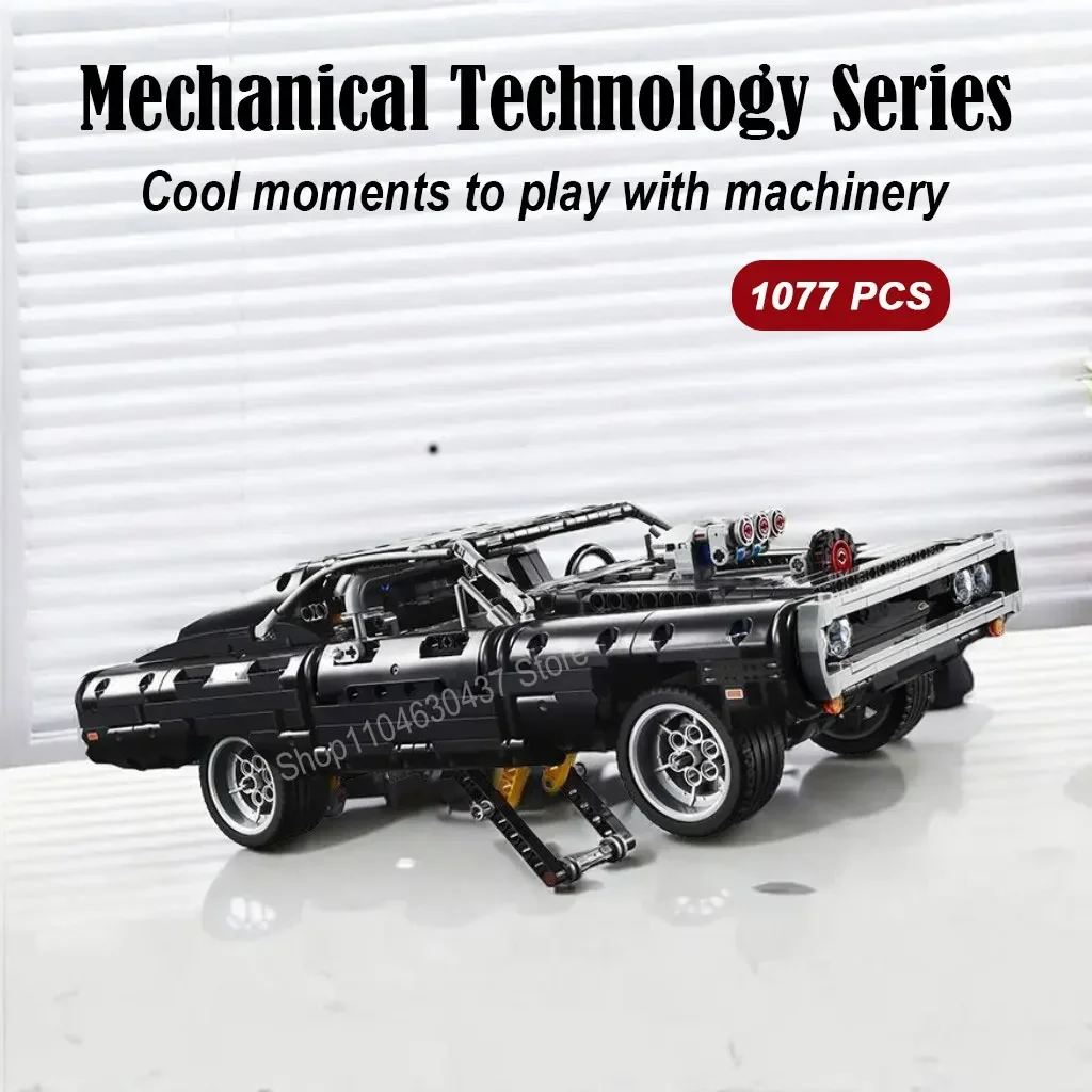 

1077PCS DIY Movie Inspired Racing Car Building Blocks Toy Set Collector's Gift for Kids and Adults 10+