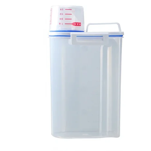 주방용 플라스틱 세제 케이스, 스낵 용기, 파우더 보관함, 쌀 곡물 용기, 욕실 세탁 파우더