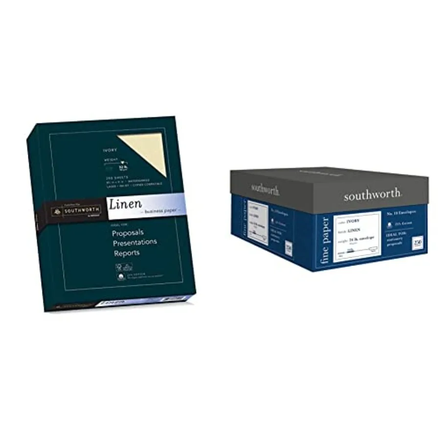 

25% Cotton Linen and Envelopes Bundle