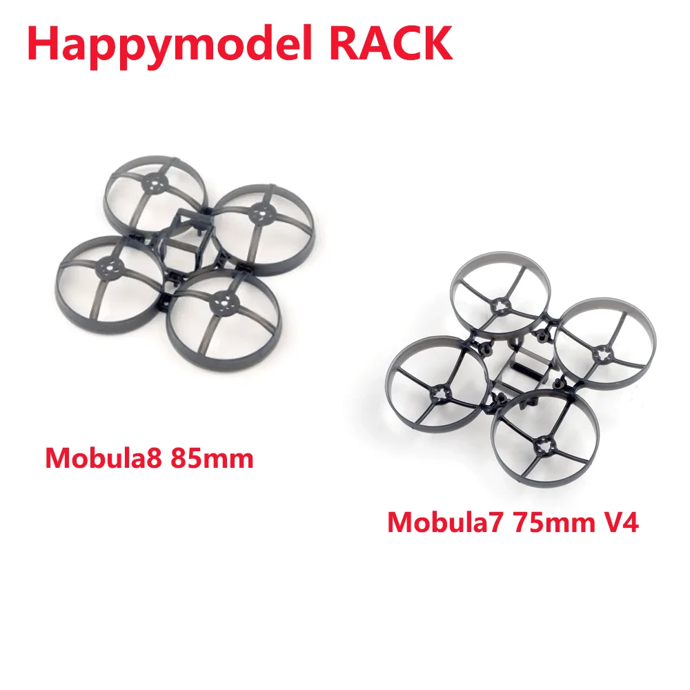 HappyModel Mobula8 85mm & Mobula7 75mm V4 Frame for FPV Tinywhoop Compatible with Various 0603 to 1103 Brushless Motors