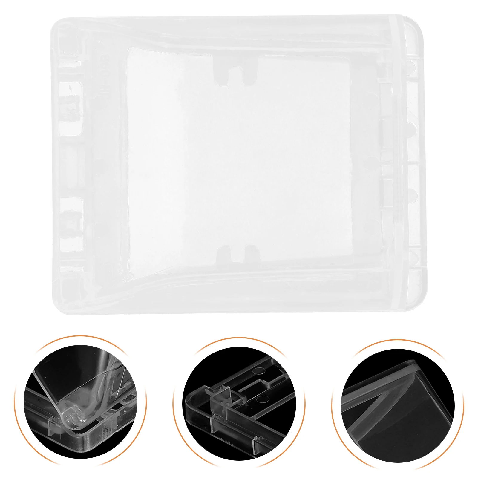

Waterproof Transparent Outlet For Outdoor Electrical Socket Boxes Weatherproof Plug Protectors Splashproof Wall Socket Thick