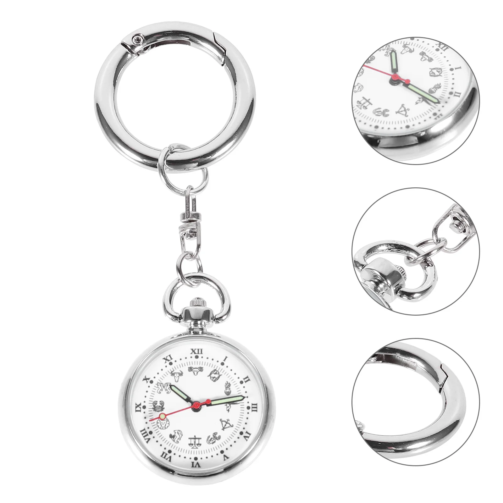 

Nurse Table Pocket Watch for Nurses Doctors Portable Strap Material: Alloy Key Ring Watches Student with Hanging