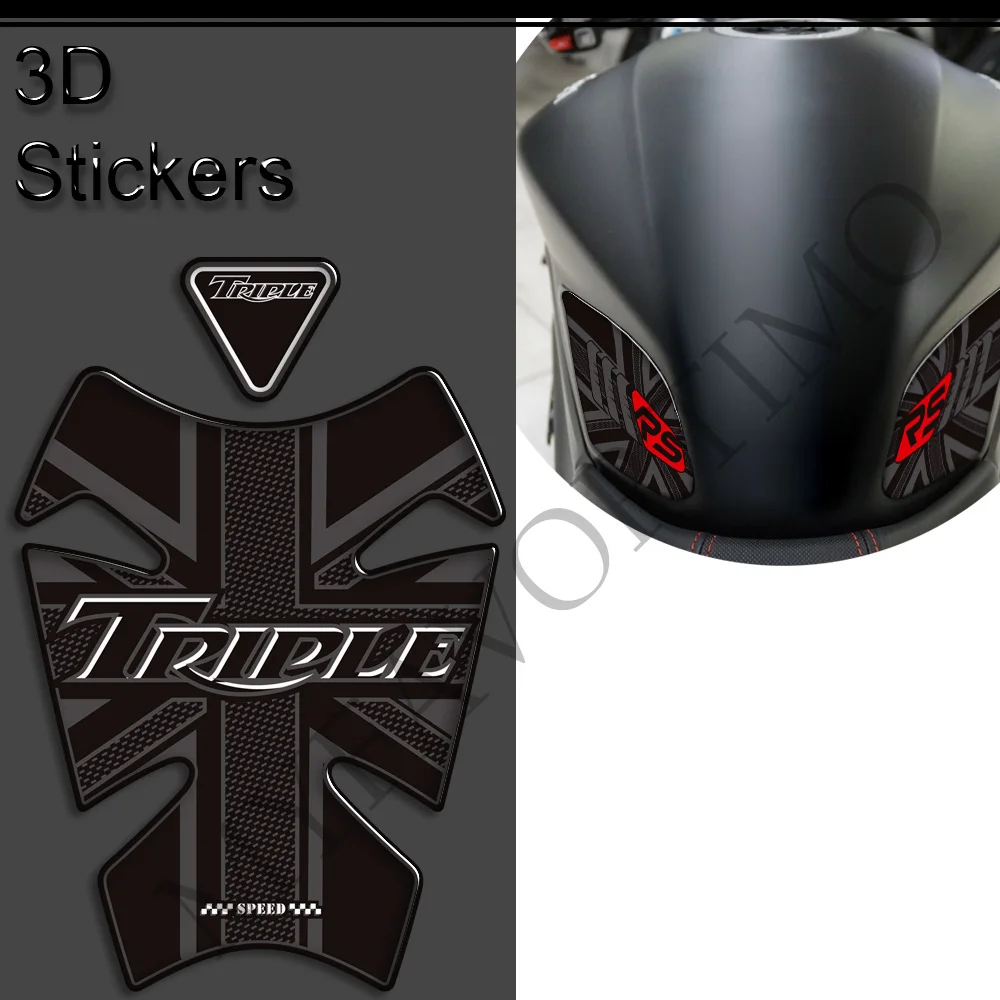 

Motorcycle For Triumph Speed Triple 1050RS 1200 RR 1050 RS 1200RS Gas Fuel Oil Kit Knee Tank Protector Pad Grips