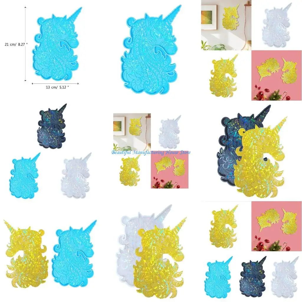

E56A Reusable Silicone Mold Wall and Home Decor Resin Mold Crystal Dropping Craft for Craft Enthusiasts and Home Decor Lovers